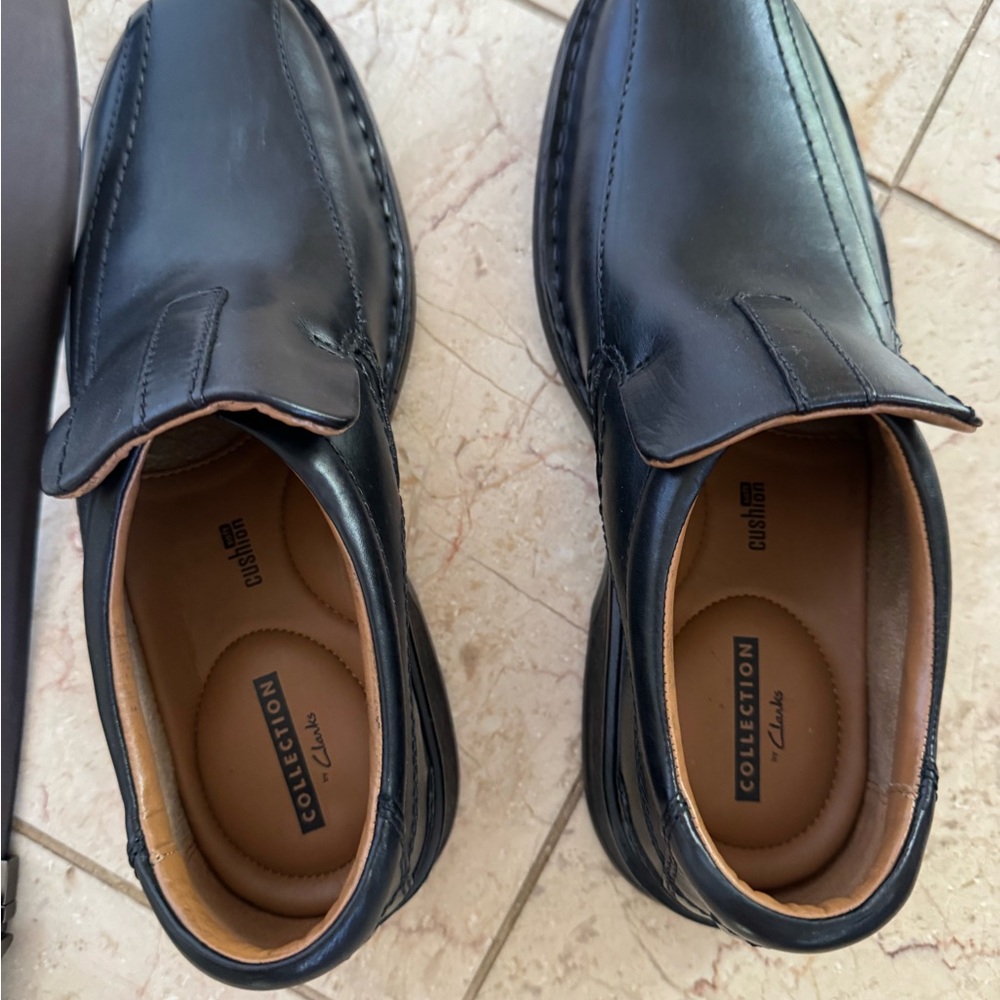 👞 Clarks Men’s Leather Dress Oxford Shoe – Plus Cushion Sole